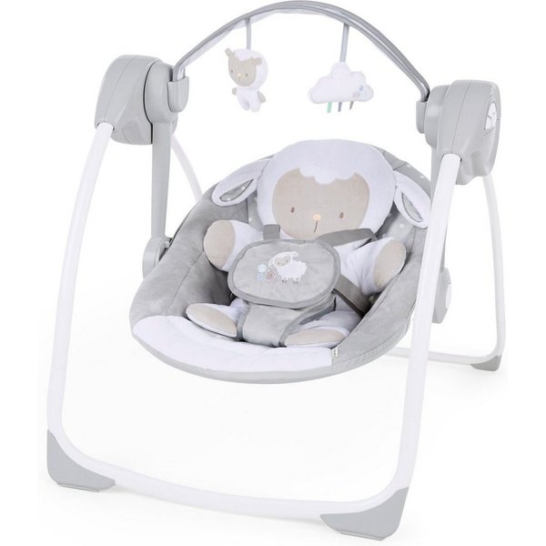 ingenuity Babyschaukel Comfort 2 Go, Cuddle Lamb, tragbar