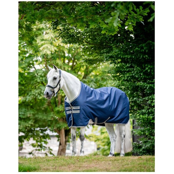 Horseware Ausreitdecke Outdoordecke Amigo Ripstop 900 Original 50g in navy-titanium grey