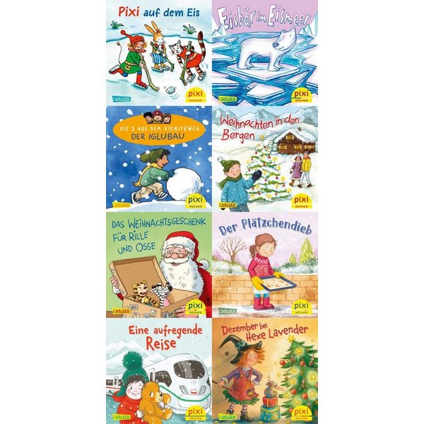 Pixi-Weihnachts-8er-Set 40: Pixi unterm Weihnachtsbaum (8x1 Exemplar) / diverse