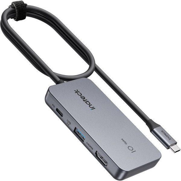Inateck Laptop-Dockingstation 7 in 1 USB C Hub, 4 K HDMI, USB 3.2 Gen 2