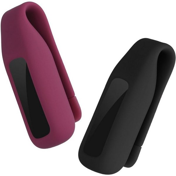 kwmobile Fitness-Tracker 2x Clip Halter für Fitbit luxe (2-tlg), Fitness Tracker Hülle für Sport TPU Schutzhülle ohne Tracker