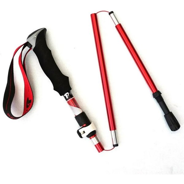 Sport-Knight® Wanderstöcke Wanderstöcke Faltbar, höhenverstellbar, ergonomisch, aluminiumlegiert