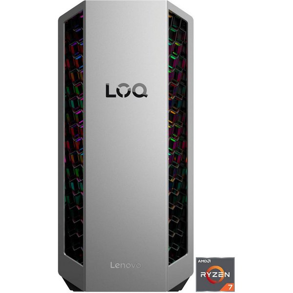 Lenovo LOQ Tower 26ADR10 Gaming-PC (AMD Ryzen 7 8745HX, GeForce RTX™ 5070, 32 GB RAM, 1000 GB SSD, Luftkühlung)