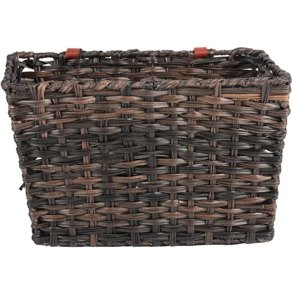Volare Fahrradklingel Fahrradkorb groß geflochten Korb für Fahrrad