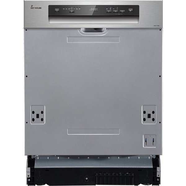 KKT KOLBE teilintegrierbarer Geschirrspüler DW615ED, 10 l, 14 Maßgedecke, 60cm / Edelstahl / AquaStop / 7 Programme / 14 Maßgedecke