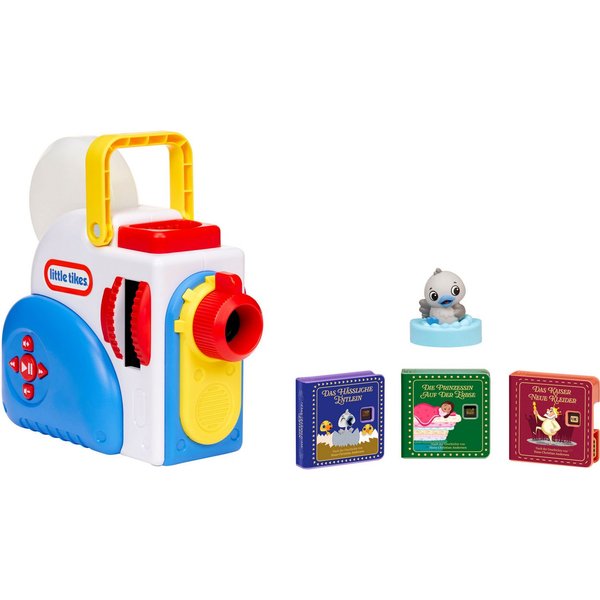 Little Tikes® Hörspiel Story Dream Machine, inkl. Märchen-Kollektion, (Set, 5-St), Kinderprojektor, inkl. 3 Kassetten mit Geschichten aus Märchenbüchern