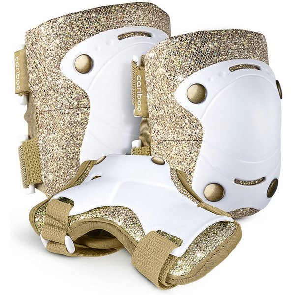 Cariboo Protektoren-Set Kinder-Protektorenset CARIBOO BALLERINA 3x2 Glitzer