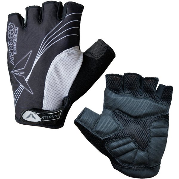 ATTONO Fahrradhandschuhe Atmungsaktive Sommer Fahrrad Handschuhe: Gel-Polster & Air Mesh