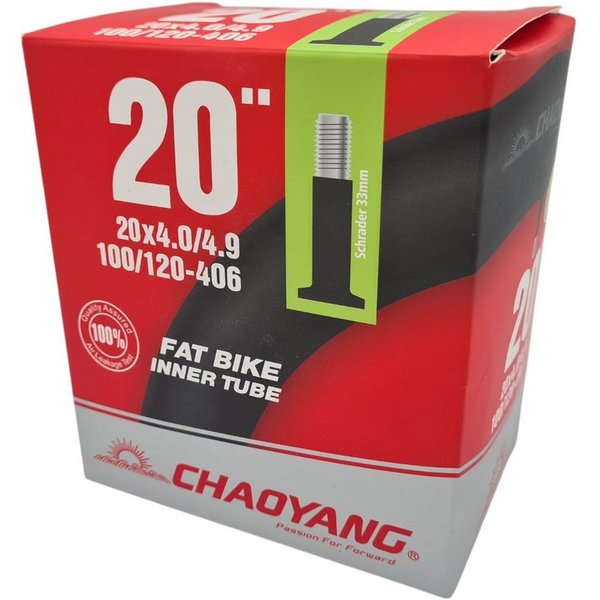 Chaoyang Fahrradschlauch 20 Zoll Fatbike Schlauch Fat Bike 20x4.0/4.90 100/120-406 AV Ventil, (1-St)