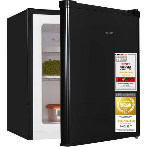exquisit Gefrierschrank GB05-040E, Mini-Gefrierschrank, kompakt und platzsparend, 4-Sterne Gefrieren