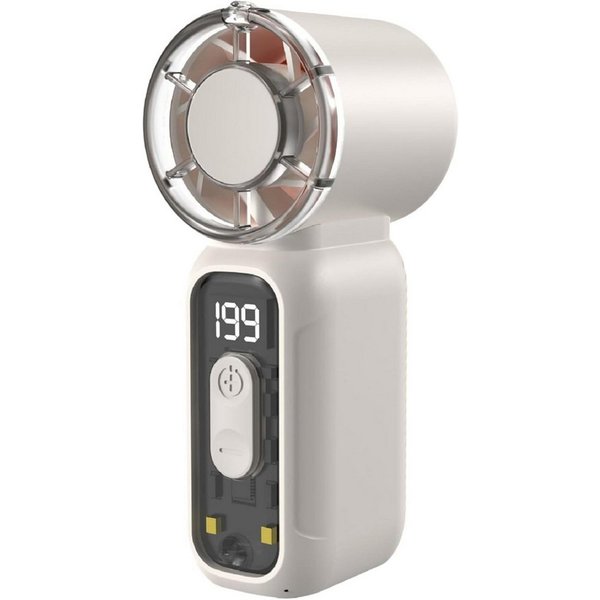 Bomiclss Handventilator Tragbar Handventilator Turbo Ventilator mit 199 Geschwindigkeitsstufen