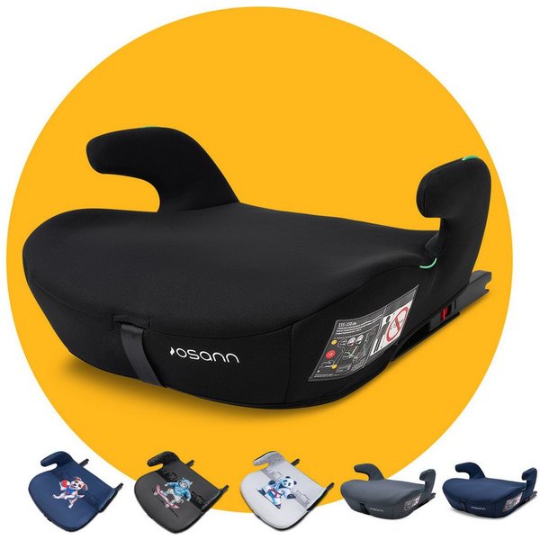 Osann Kindersitzerhöhung Boost Isofix, Sitzerhöhung für Kinder mit Isofix, ab: 8 Jahren, bis: 12 Jahre, ab: 135 cm, bis: 150 cm, Kindersitzerhöhung mit Isofix, 