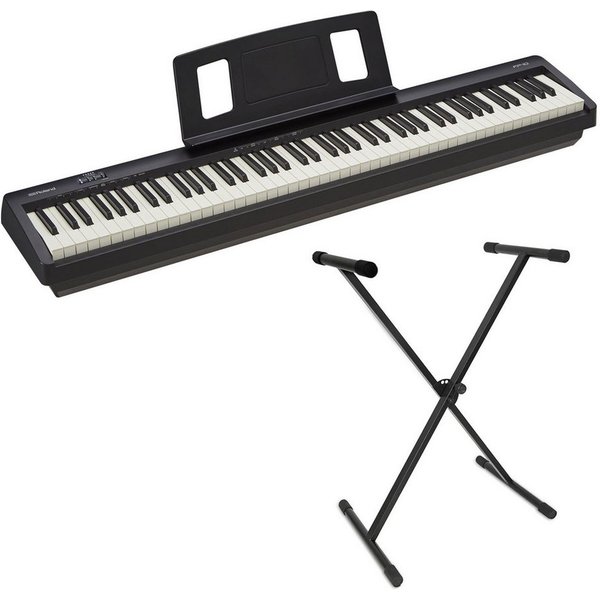 Roland Audio Stage-Piano Roland Digital Piano FP-10 Schwarz mit Keyboardständer (Digital Piano, Vorteils-Set mit Keyboardständer)