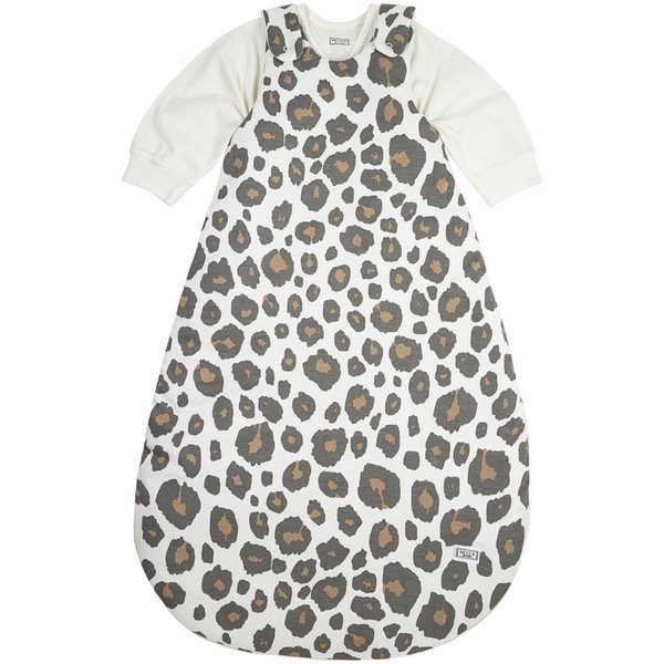 Meyco Baby Babyschlafsack Panter Neutral (100% Baumwolle, 1 tlg), 68/74