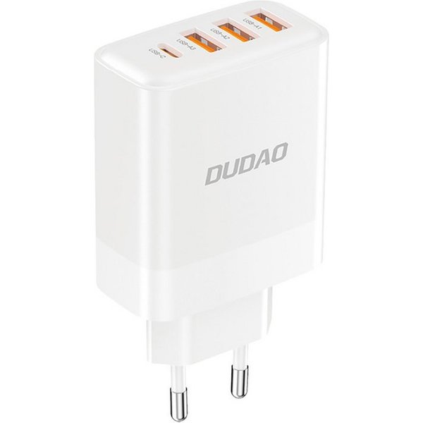 Dudao Dudao A5HEU Ladegerät 3x USB-A USB-C PD20W Weiß Smartphone-Ladegerät