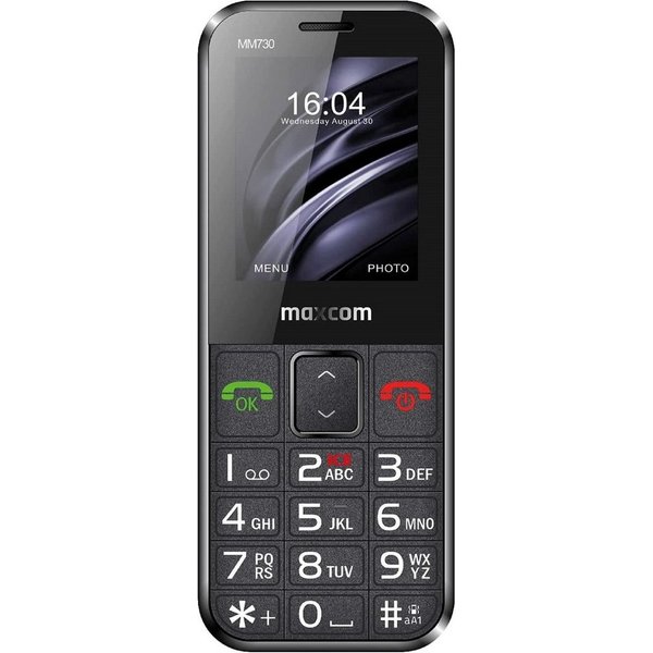 Maxcom MAXCOM MM 730 Handy Farbdisplay 2G Bluetooth Taschenlampe SOS-Taste Seniorenhandy