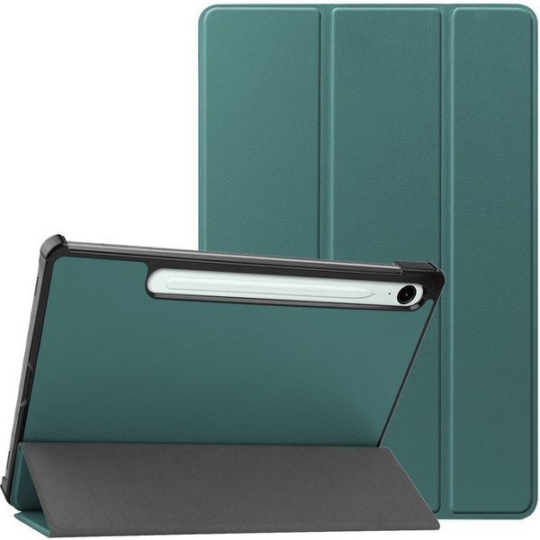 imoshion Tablet-Mappe imoshion Trifold Klapphülle Samsung Galaxy Tab S10 FE Plus - Dunkelgrü