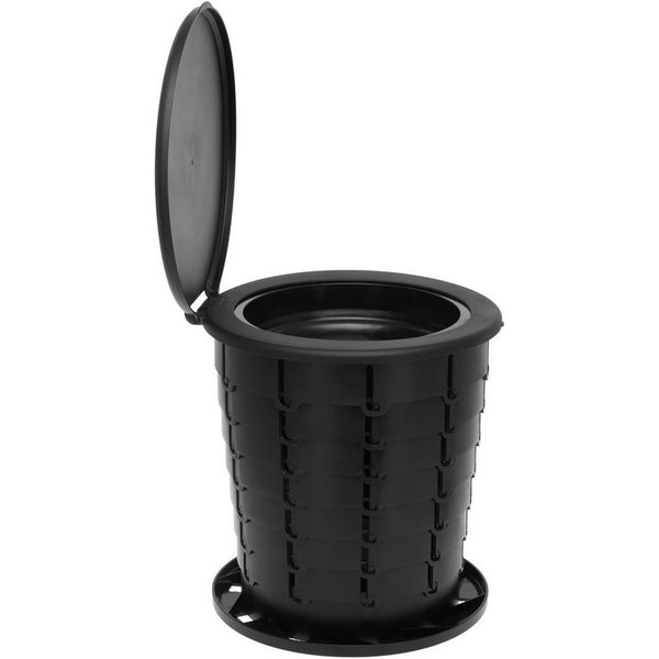 Camry Campingtoilette, (1-St), 3-in1-Design, Falt- und Klappsystem, belastbar bis zu 150 kg