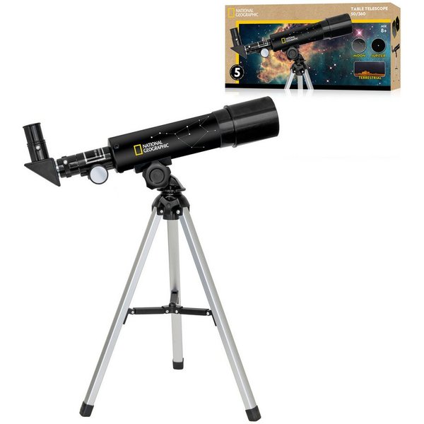 NATIONAL GEOGRAPHIC Teleskop NATIONAL GEOGRAPHIC 50/360 Teleskop mit Tischstativ