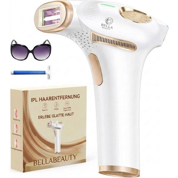 BELLABEAUTY IPL-Haarentferner IPL Laser, IPL Haarentfernungsgerät, Haarlosy, IPL mit Kühlfunktion, 999,999 Lichtimpulse, Laser für Frauen, Damengeschenk, Lumea 