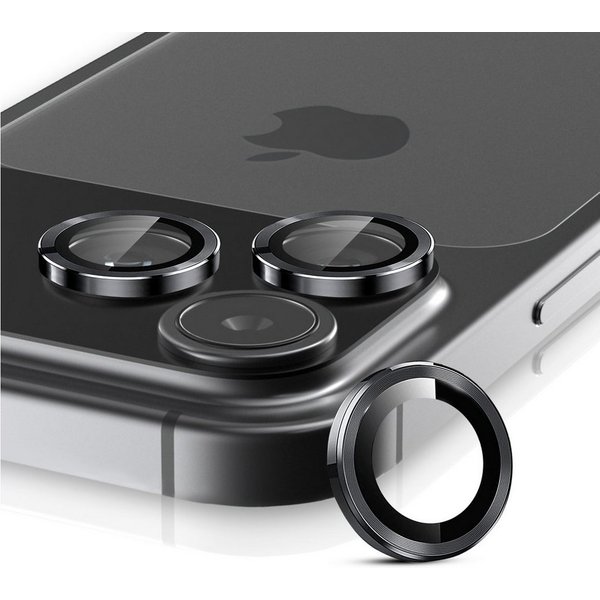 Tec-Expert Kameraschutzglas 9H Kameraglas Set in Schwarz für Apple iPhone 17 Pro Max für Apple iPhone 17 Pro Max, Linsenschutzglas Set, 1 Stück, Kameraschutz, S