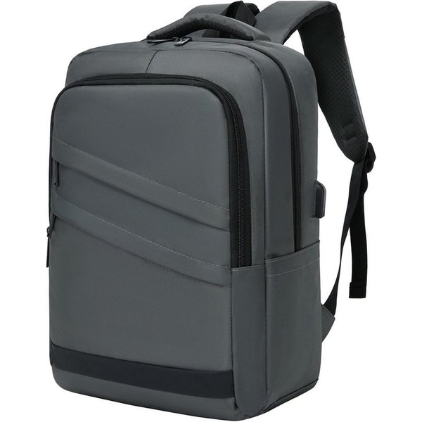 LaCute Notebook-Rucksack Laptop-Rucksack 15,6 Zoll Business mit USB-Anschluss und Trolley-Band (Laptop-Business-Rucksack 15,6 Zoll mit USB-Anschluss und Trolley