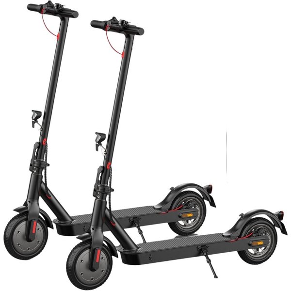 iscooter E-Scooter 8,5 Zoll E-Scooter mit Straßenzulassung ABE, Doppelfederung, 350,00 W, 20,00 km/h, 30 KM Reichweite, klappbar, Duales Bremssystem, Belastung 