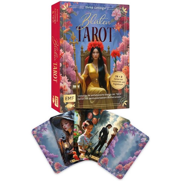 Tarot-Kartenset: Blütentarot, Verbinde die archetypische Energie der / Elvira Gettinger