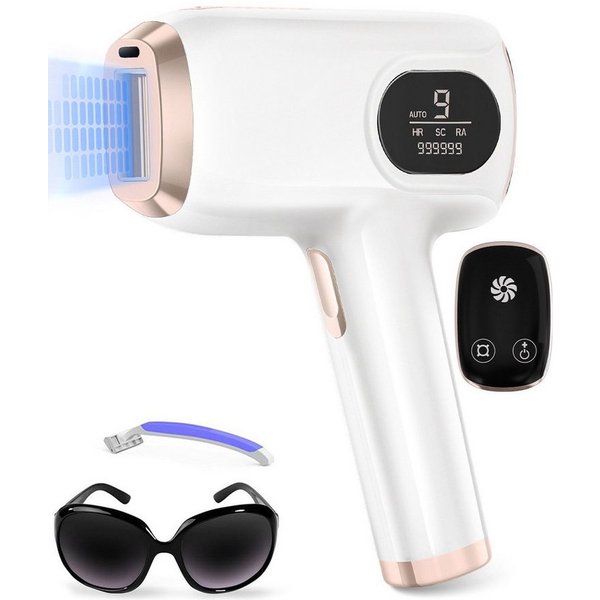 OYLCDI Haarentfernungsgerät IPL-Haarentferner,IPL Geräte Haarentfernung Laser, 999,999 Lichtimpulse, Laser Haarentfernung Zuhause Dauerhafte Schmerzlos Haarentf