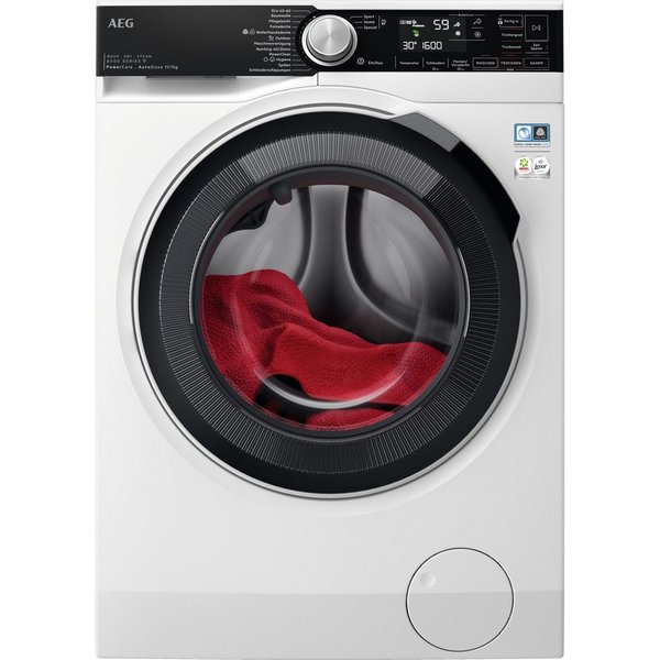 AEG Waschtrockner 8000 PowerCare® LWR8D80610, 11 kg, 7 kg, 1600 U/min, AutoDose - Automatische Dosierung, kein manuelles Abmessen nötig