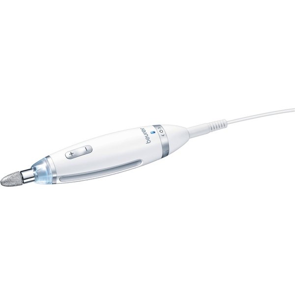 BEURER Maniküre-Pediküre-Set MP 62 elektrische Nagelfeile für Maniküre und Pediküre zuhause, Mit 10 Aufsätzen, LED-Licht und Aufbewahrungstasche