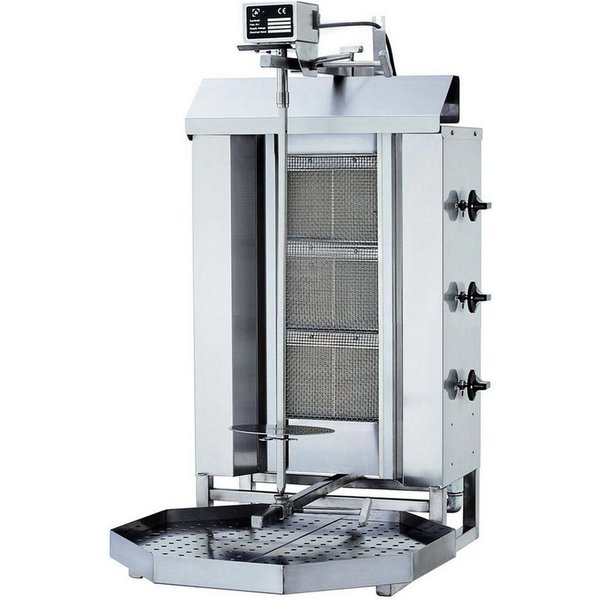 Gastronics Dönergrill Dönergrill / Gyrosgrill 3 Brenner Motor oben