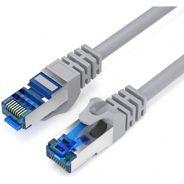 JAMEGA CAT 7 Patchkabel Ethernet RJ45 Netzwerkkabel Rohkabel LAN Kabel LAN-Kabel, CAT.7, RJ-45 Stecker (Ethernet) (2000 cm)