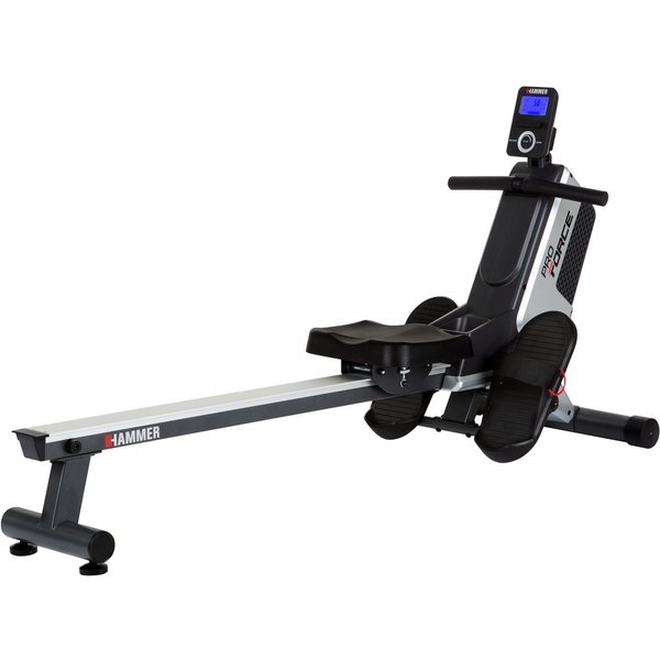 Hammer Rudergerät Pro Force II (120 kg max. Benutzergewicht, Sport), Rudermaschine, Magnetbremse, klappbar