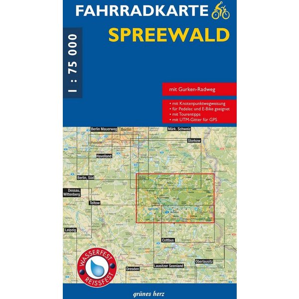 Fahrradkarte Spreewald / diverse