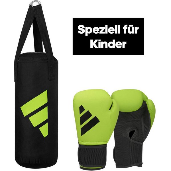 adidas Performance Boxsack Youth Boxing Kit (Set, 2-tlg., mit Boxhandschuhen (8oz)