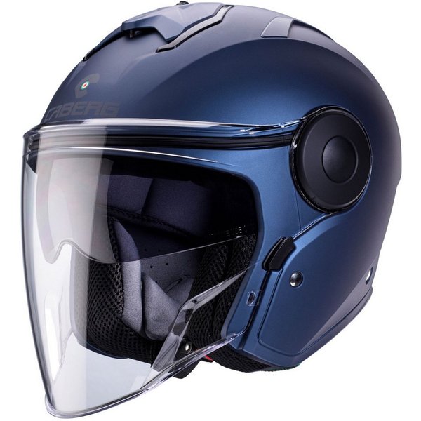 Caberg Motorradhelm Caberg Soho Jethelm matt-blau (1er Set), jethelm für motorrad