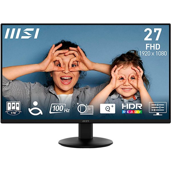 MSI PRO MP272L LCD-Monitor (68,6 cm/27 ", 1920 x 1080 px, Full HD, 1 ms Reaktionszeit, 100 Hz, IPS)