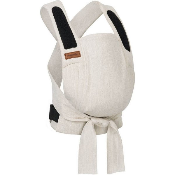 Hoppediz Babytrage Bondolino b.pure, Komforttrage ab Geburt (3 - 20 kg) Bauchtrage, Rückentrage & Hüfttrage
