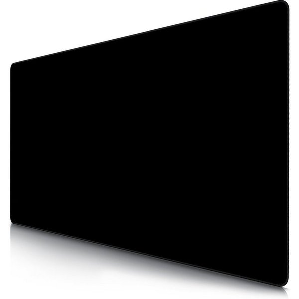 Titanwolf Gaming Mauspad XXXL Speed Mousepad 1200 x 600 x 3 mm, große Tischunterlage (1-St), rutschfest, abwaschbar, Geschwindigkeit & Präzision, schwarz