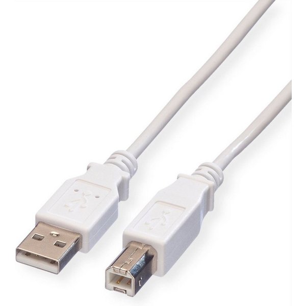 VALUE USB 2.0 Kabel USB-Kabel, USB 2.0 Typ A Männlich (Stecker), USB 2.0 Typ B Männlich (Stecker) (180.0 cm), Typ A-B