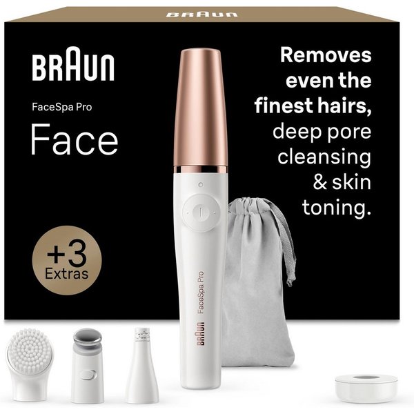 Braun Epilierer FaceSpa Pro 912, Aufsätze: 1 St., mit 3 Extras