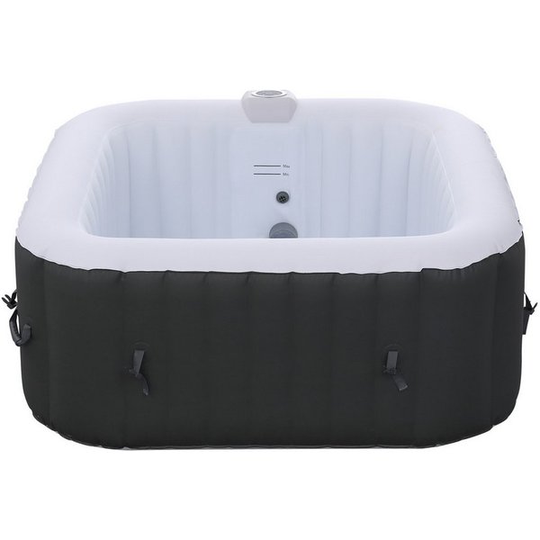 Arebos Whirlpool FLORENCE & BARECELONA Aufblasbar 4 oder 6 Personen mit 100/130 Düsen, (Komplett-Set), für Outdoor & Indoor