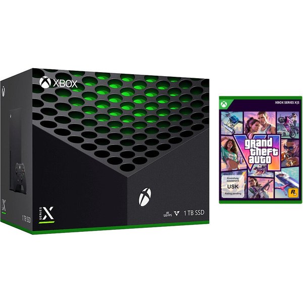 Microsoft Xbox Series X 1TB schwarz inkl. Grand Theft Auto VI 1TB