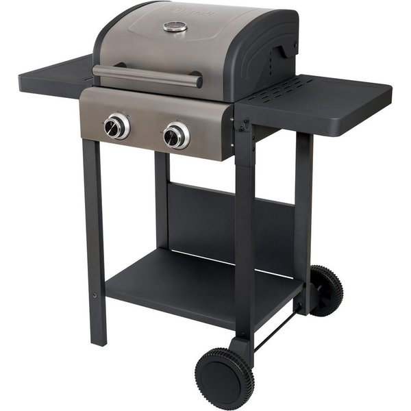 Unold Standgrill Barbecue Grillwagen Buddy, Grilltemperaturen von über 300 °C, Inkl. wasserabweisender Schutzhülle