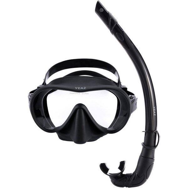 YEAZ Taucherbrille OCEAN VIBES Schnorchelset, Optimale Passform dank supersoftem Silikon
