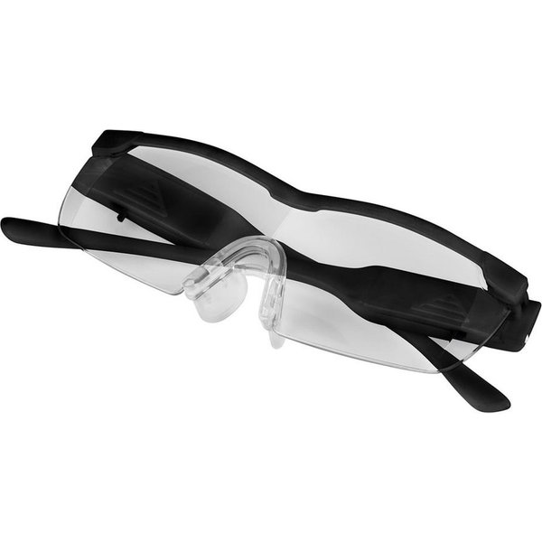 EASYmaxx Lupenbrille EASYmaxx Vergrößerungsbrille LED schwarz