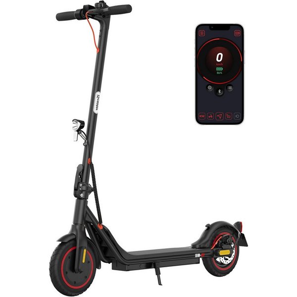 iscooter E-Scooter mit Straßenzulassung 10 Zoll Luftreifen,500W, (1 tlg), 20km/h,Mit 13 kg extrem leicht