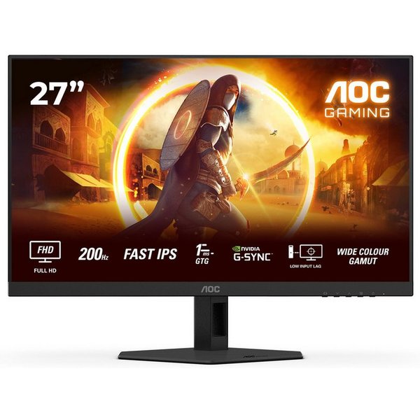 AOC 27G4HRE Gaming-Monitor (68,6 cm/27 ", 1920 x 1080 px, Full HD, 0,5 ms Reaktionszeit, 200 Hz, Fast-IPS, neigbar)