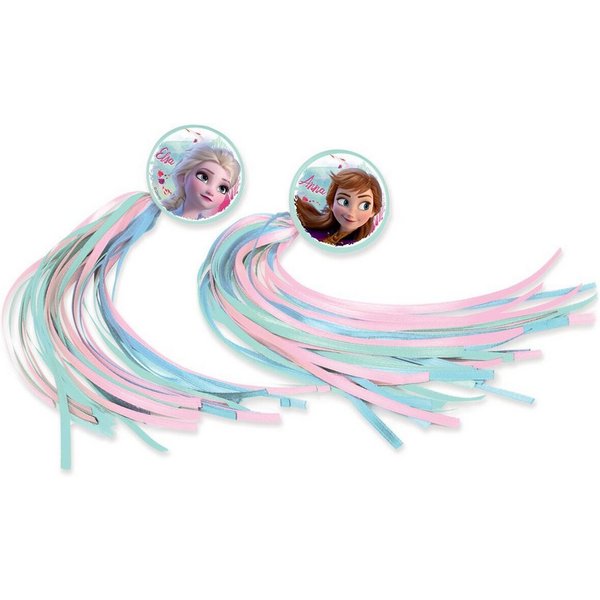 Disney Frozen Fahrradlenker Frozen 2 Fahrradstreamer – Lenkerbänder für Kinder, 21 cm